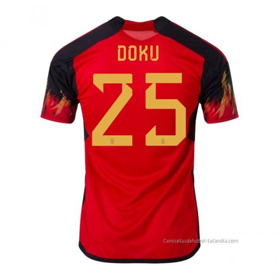 1ª Camiseta Belgica Jugador Doku 2022 - Haga un click en la imagen para cerrar