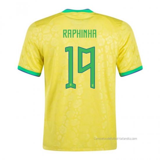 1ª Camiseta Brasil Jugador Raphinha 2022 - Haga un click en la imagen para cerrar