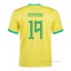 1ª Camiseta Brasil Jugador Raphinha 2022