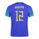 2ª Camiseta Brasil Jugador Weverton 2022