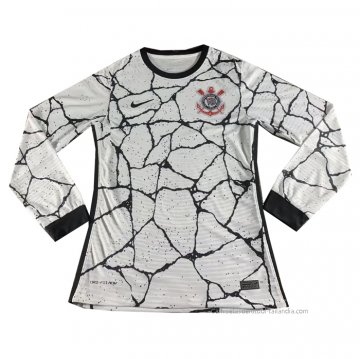1ª Camiseta Corinthians Manga Larga 2021-2022 1ª Camiseta Corinthians Manga Larga 2021-2022