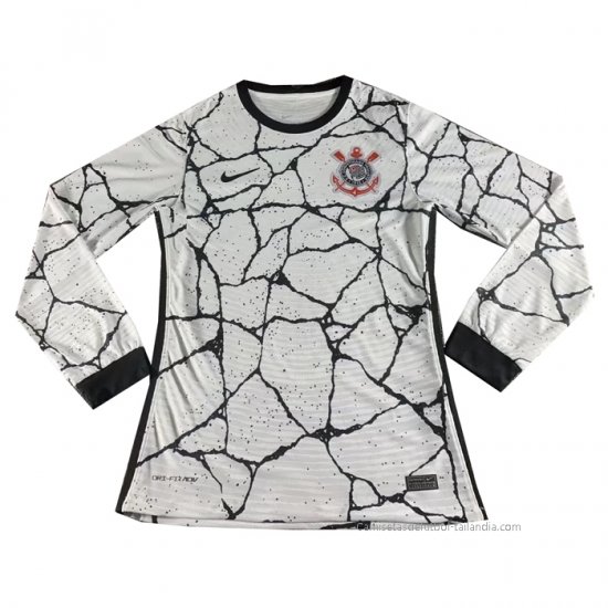 1ª Camiseta Corinthians Manga Larga 2021-2022 - Haga un click en la imagen para cerrar