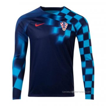 2ª Camiseta Croacia Manga Larga 2022 2ª Camiseta Croacia Manga Larga 2022