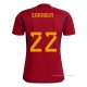 1ª Camiseta Espana Jugador Sarabia 2022