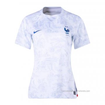 2ª Camiseta Francia Mujer 2022