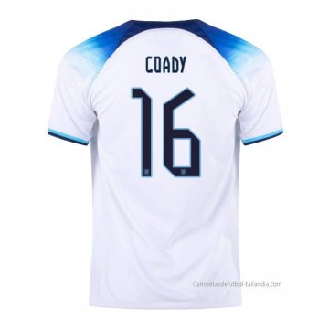 1ª Camiseta Inglaterra Jugador Coady 2022 1ª Camiseta Inglaterra Jugador Coady 2022