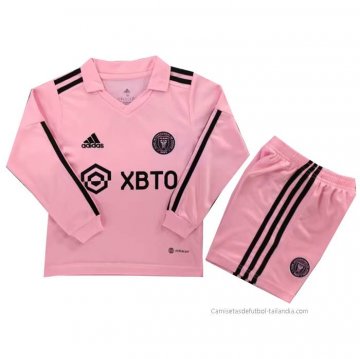 1ª Camiseta Inter Miami Nino Manga Larga 2023 1ª Camiseta Inter Miami Nino Manga Larga 2023