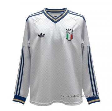 2ª Camiseta Italia Manga Larga 2026