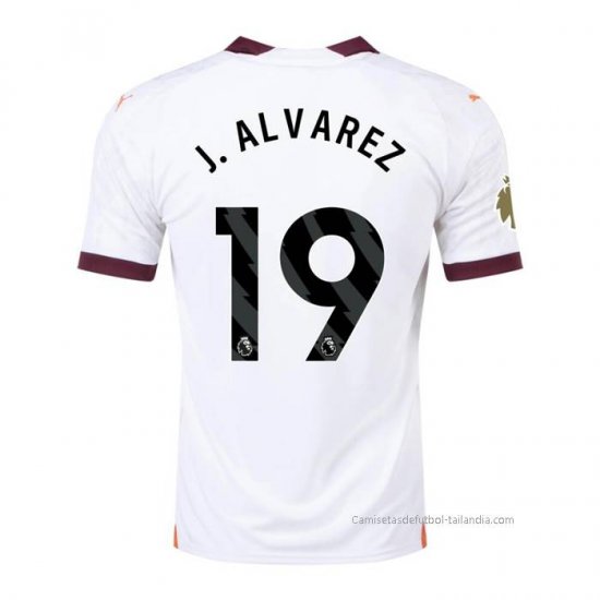 2ª Camiseta Manchester City Jugador J.Alvarez 2023-2024 - Haga un click en la imagen para cerrar