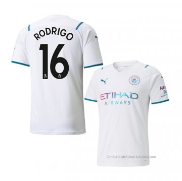 2ª Camiseta Manchester City Jugador Rodrigo 2021-2022 2ª Camiseta Manchester City Jugador Rodrigo 2021-2022