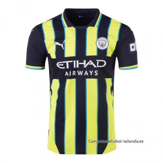 2ª Camiseta Manchester City Authentic 2024-2025 - Haga un click en la imagen para cerrar