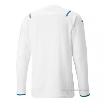 2ª Camiseta Manchester City Manga Larga 2021-2022
