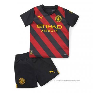 2ª Camiseta Manchester City Nino 2022-2023 2ª Camiseta Manchester City Nino 2022-2023