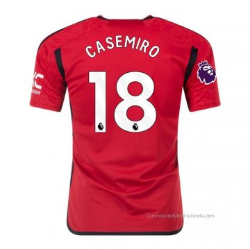 1ª Camiseta Manchester United Jugador Casemiro 2023-2024 1ª Camiseta Manchester United Jugador Casemiro 2023-2024