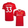 1ª Camiseta Manchester United Jugador Williams 2021-2022 1ª Camiseta Manchester United Jugador Williams 2021-2022