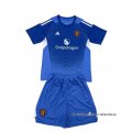 Camiseta Manchester United Portero Nino 2025-2026 Azul