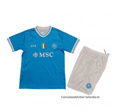 1ª Camiseta Napoli Nino 2025-2026 1ª Camiseta Napoli Nino 2025-2026
