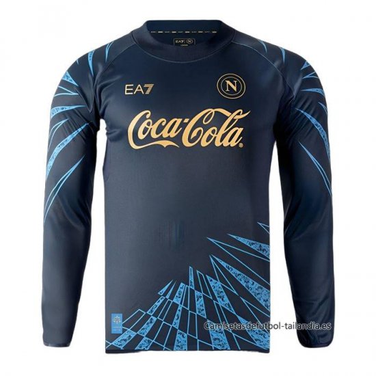 Camiseta Napoli Special Manga Larga 2025-2026 Azul Oscuro - Haga un click en la imagen para cerrar