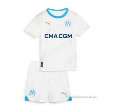 1ª Camiseta Olympique Marsella Nino 2023-2024 1ª Camiseta Olympique Marsella Nino 2023-2024