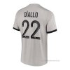 2ª Camiseta Paris Saint-Germain Jugador Diallo 2022-2023 2ª Camiseta Paris Saint-Germain Jugador Diallo 2022-2023