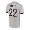 2ª Camiseta Paris Saint-Germain Jugador Diallo 2022-2023