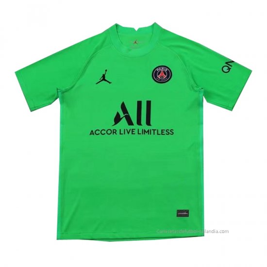 Camiseta Paris Saint-Germain Portero 2021-2022 Verde - Haga un click en la imagen para cerrar