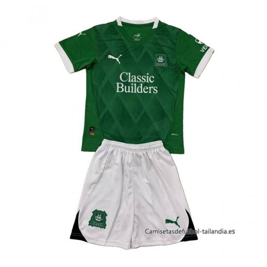 1ª Camiseta Plymouth Argyle Nino 2024-2025 - Haga un click en la imagen para cerrar