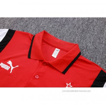 Camiseta Polo del AC Milan 2023-2024 Rojo