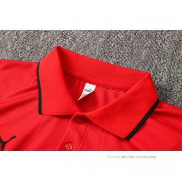 Camiseta Polo del AC Milan 2021-2022 Rojo