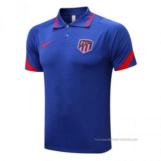 Camiseta Polo del Atletico Madrid 2022-2023 Azul - Haga un click en la imagen para cerrar