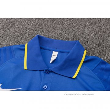 Camiseta Polo del Barcelona 2021-2022 Azul