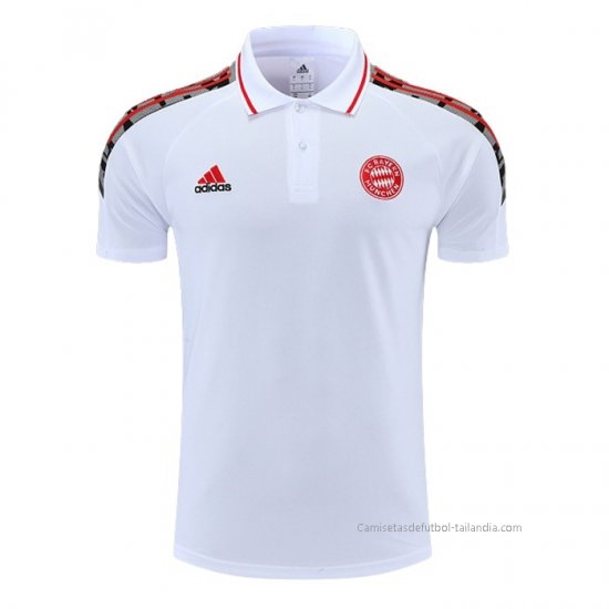Camiseta Polo del Bayern Munich 2022-2023 Blanco - Haga un click en la imagen para cerrar
