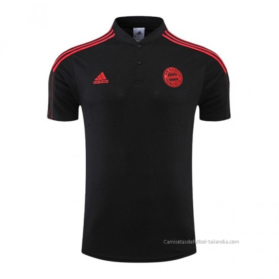Camiseta Polo del Bayern Munich 2022-2023 Negro - Haga un click en la imagen para cerrar