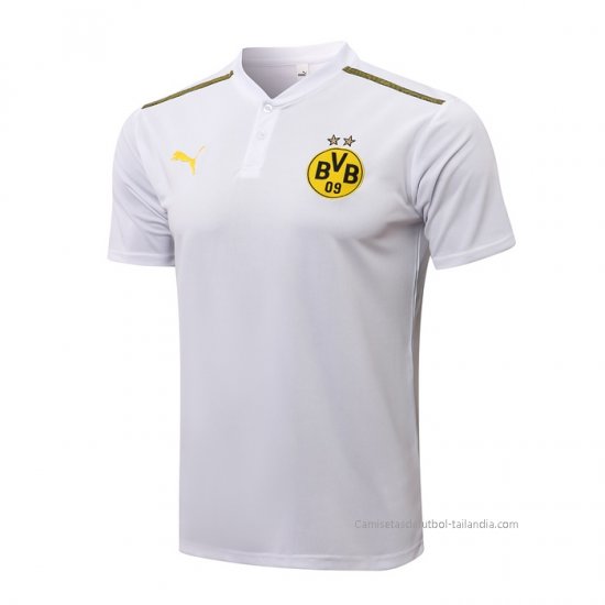 Camiseta Polo del Borussia Dortmund 2021-2022 Blanco - Haga un click en la imagen para cerrar