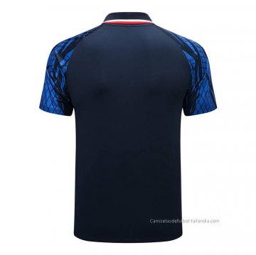 Camiseta Polo del Francia 2022-2023 Azul Oscuro