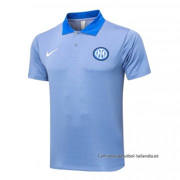 Camiseta Polo del Inter Milan 2024-2025 Azul Camiseta Polo del Inter Milan 2024-2025 Azul