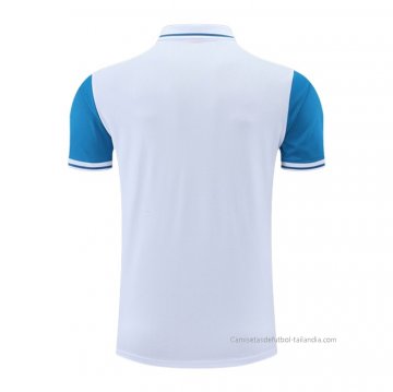 Camiseta Polo del Manchester City 2022-2023 Azul y Blanco