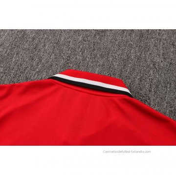 Camiseta Polo del Manchester United 2021-2022 Rojo