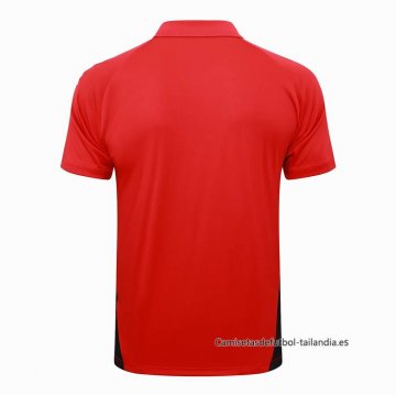 Camiseta Polo del Manchester United 2024-2025 Rojo