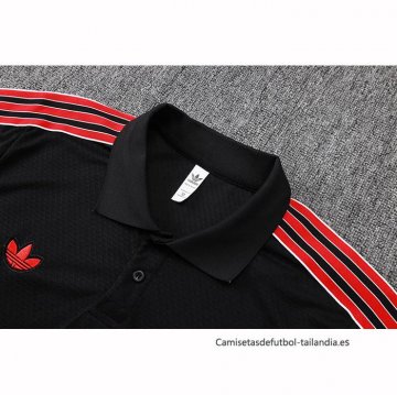 Camiseta Polo del Manchester United 2025-2026 Negro
