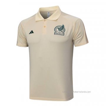 Camiseta Polo del Mexico 2023-2024 Albaricoque Camiseta Polo del Mexico 2023-2024 Albaricoque