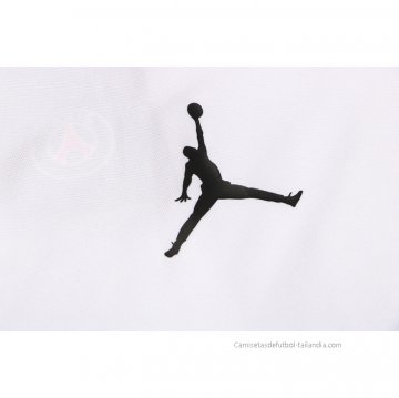 Camiseta Polo del Paris Saint-Germain Jordan 2021-2022 Blanco