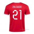 2ª Camiseta Polonia Jugador Zalewski 2022