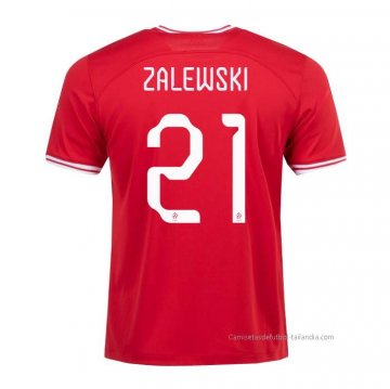 2ª Camiseta Polonia Jugador Zalewski 2022 2ª Camiseta Polonia Jugador Zalewski 2022