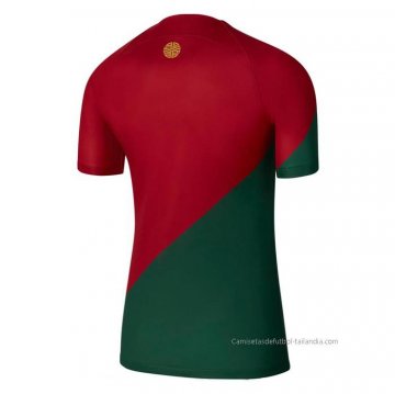 1ª Camiseta Portugal Mujer 2022