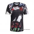 Camiseta Pre Partido del Manchester United 2025-2026 Negro Blanco