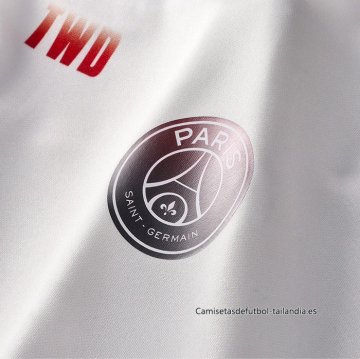 Camiseta Pre Partido del Paris Saint-Germain 2025-2026 Blanco Rojo