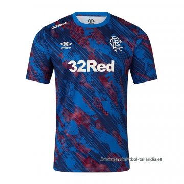 Camiseta Pre Partido del Rangers 2025-2026 Azul