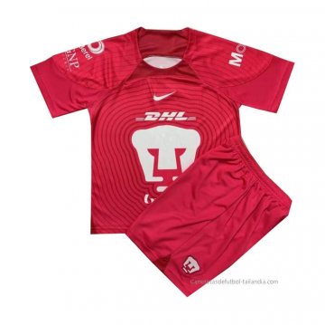 Camiseta Pumas UNAM Portero Nino 2022-2023 Rosa Camiseta Pumas UNAM Portero Nino 2022-2023 Rosa