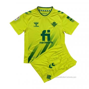 Camiseta Real Betis Portero Nino 2022-2023 Amarillo Camiseta Real Betis Portero Nino 2022-2023 Amarillo